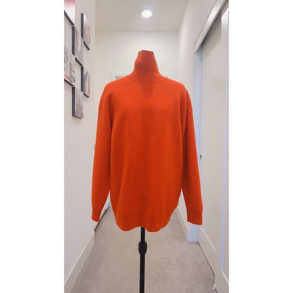 Burberry Farah Cashmere turtleneck oversized pullover sweater Small/P